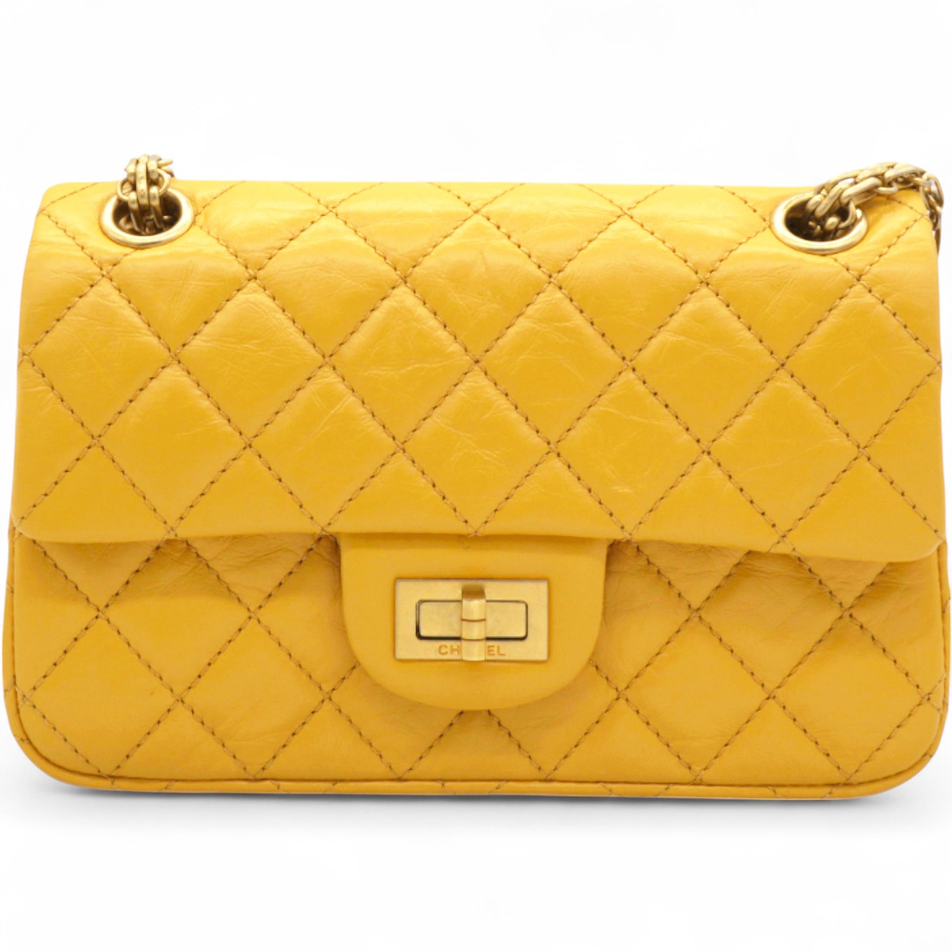 Chanel  2.55 Reissue Mini Flap Yellow 
