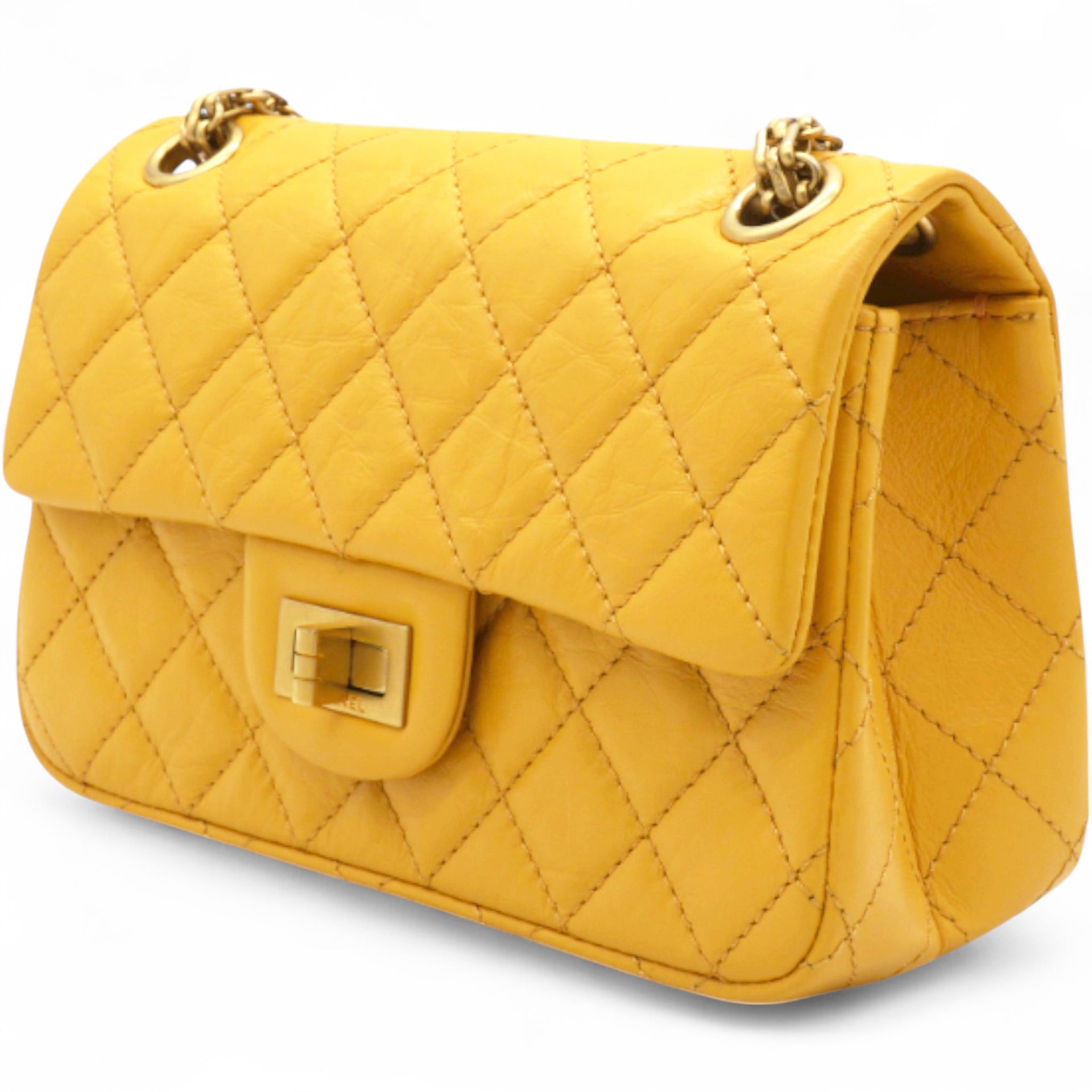 Chanel  2.55 Reissue Mini Flap Yellow 