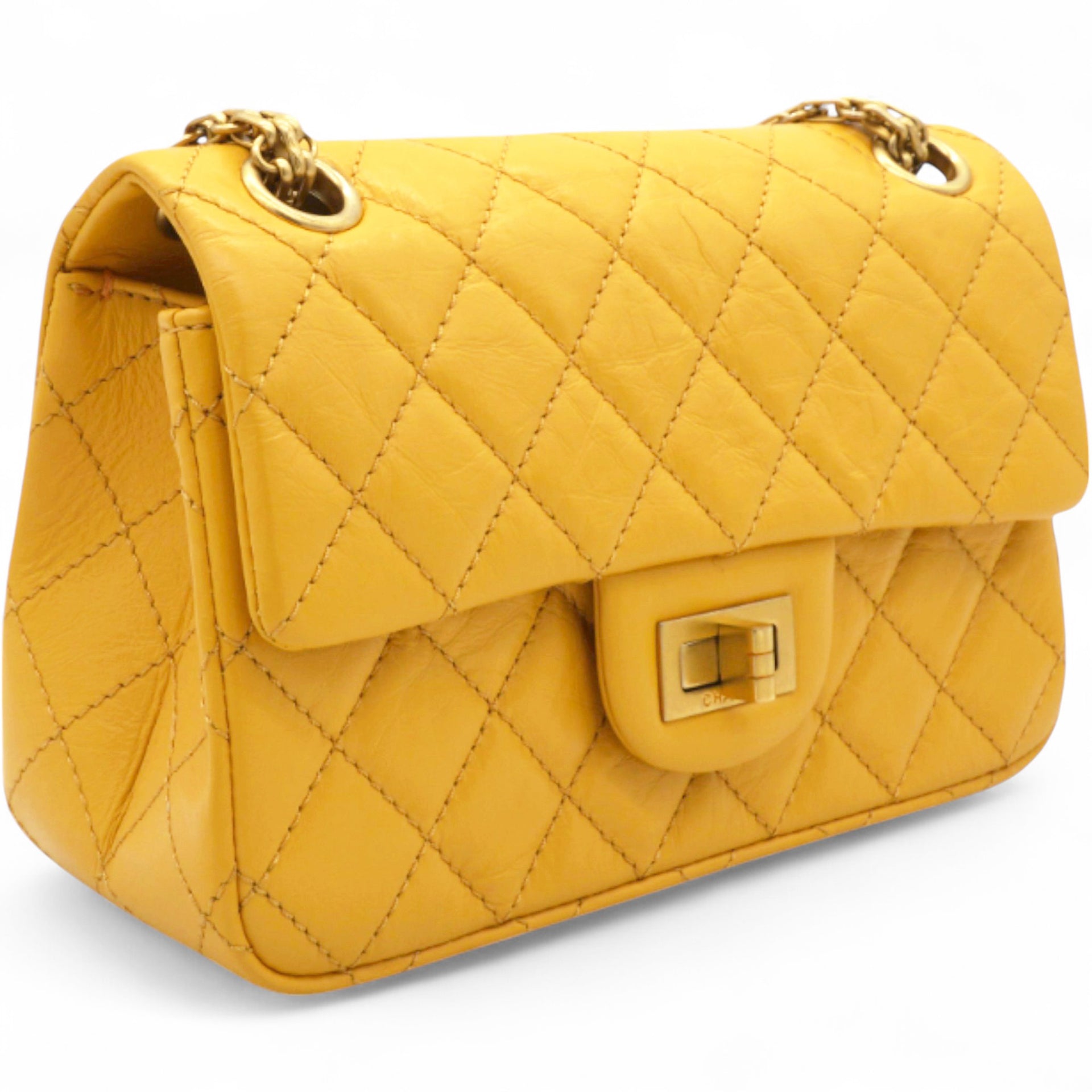 Chanel  2.55 Reissue Mini Flap Yellow 