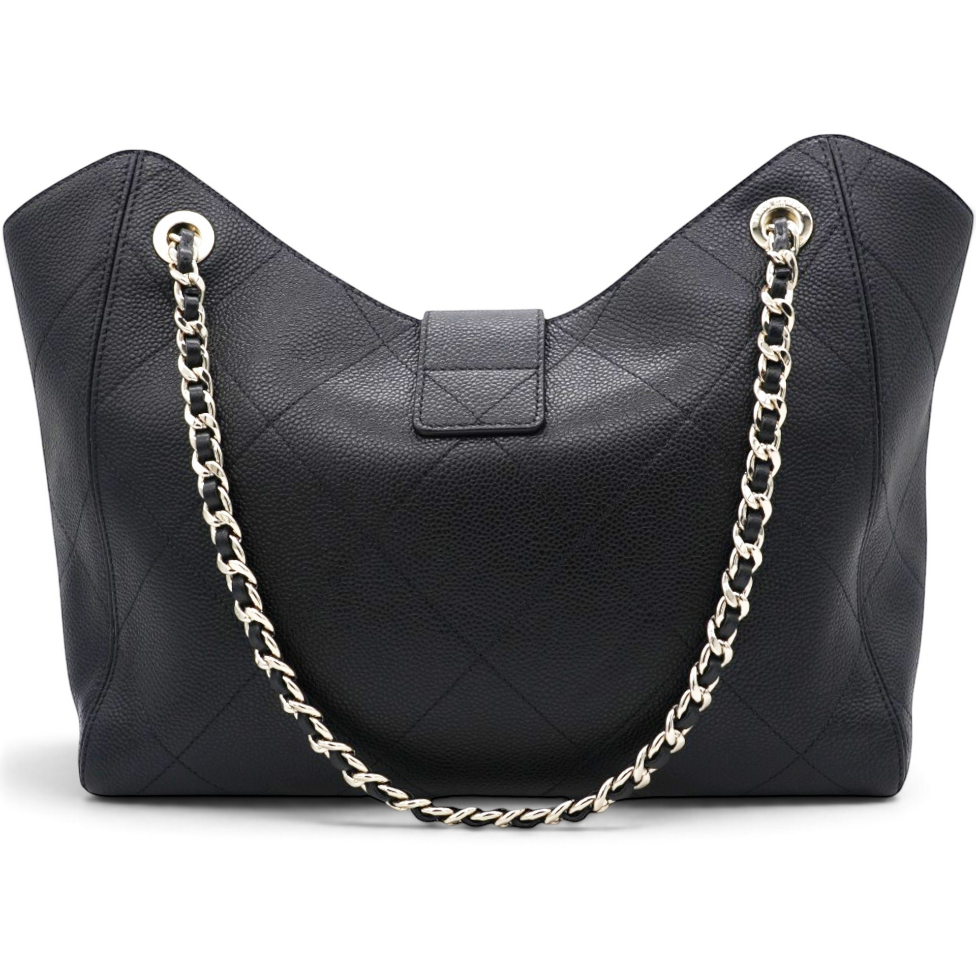 Chanel 26s Hobo Shopping Bag Black 