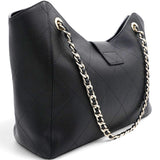 Chanel 26s Hobo Shopping Bag Black 