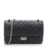 Chanel Aged Calfskin Quilted 2.55 Reissue 227 Flap Black 