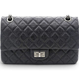 Chanel Aged Calfskin Quilted 2.55 Reissue 227 Flap Black 