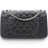 Chanel Aged Calfskin Quilted 2.55 Reissue 227 Flap Black 
