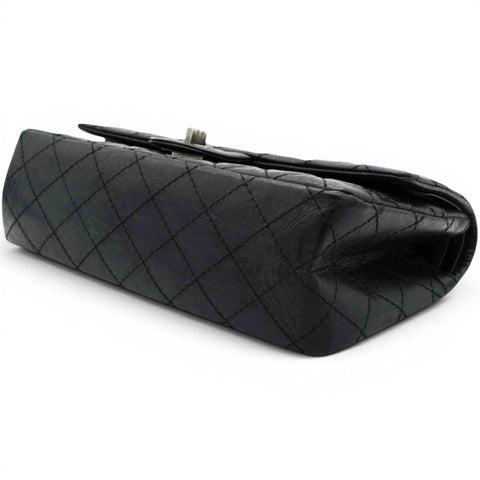 Chanel Aged Calfskin Quilted 2.55 Reissue 227 Flap Black 