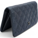 Chanel Black Classic Fold Iridescent Wallet 