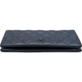 Chanel Black Classic Fold Iridescent Wallet 