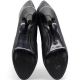 Chanel Black Leather Boots Size40 