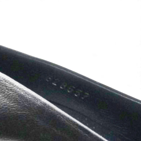 Chanel Black Leather Cap Toe Pumps Size36