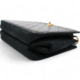 Chanel Black Leather Straight-Lined Shopper Tote 