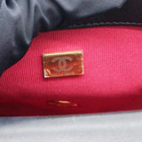 Chanel Black Pearl Chain Mini Flap Bag Gold Hardware