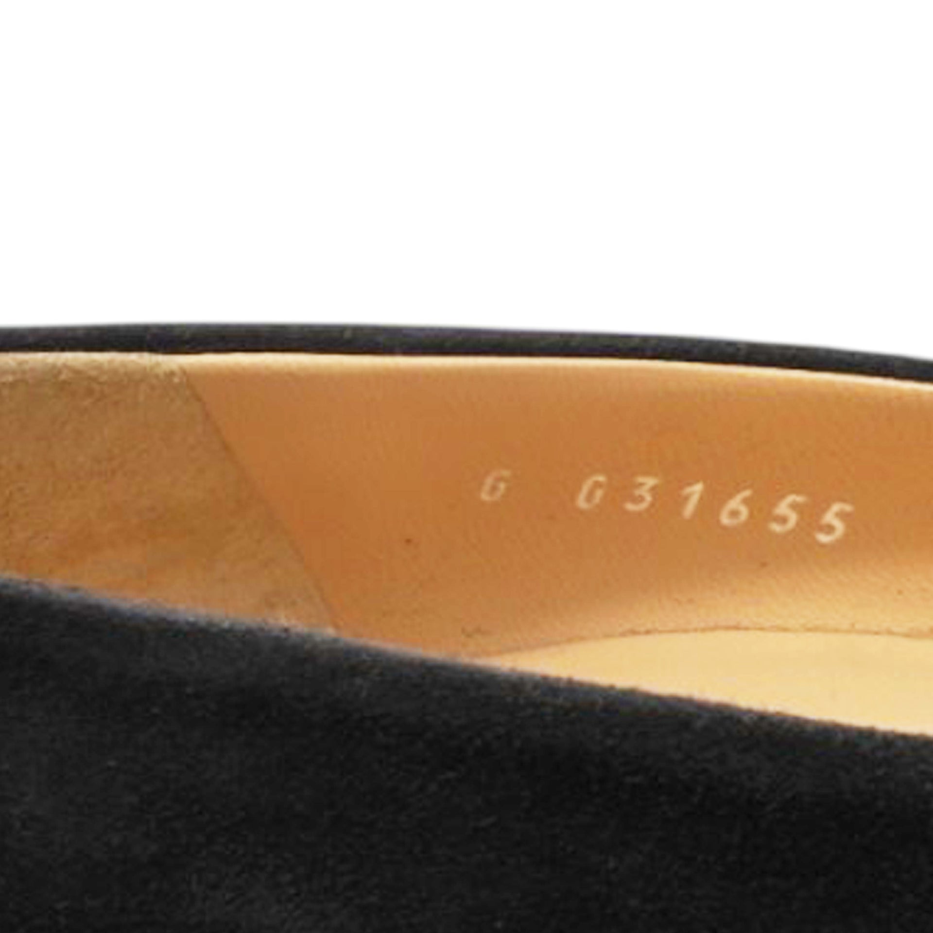 Chanel Black Suede CC Block Heel Pumps Size38 