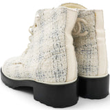 Chanel Bottines Tweed & Bout Verni Size39 