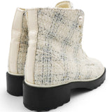 Chanel Bottines Tweed & Bout Verni Size39 