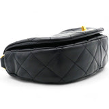 Chanel Calfskin Coco Mali Crossbody Bag Black  