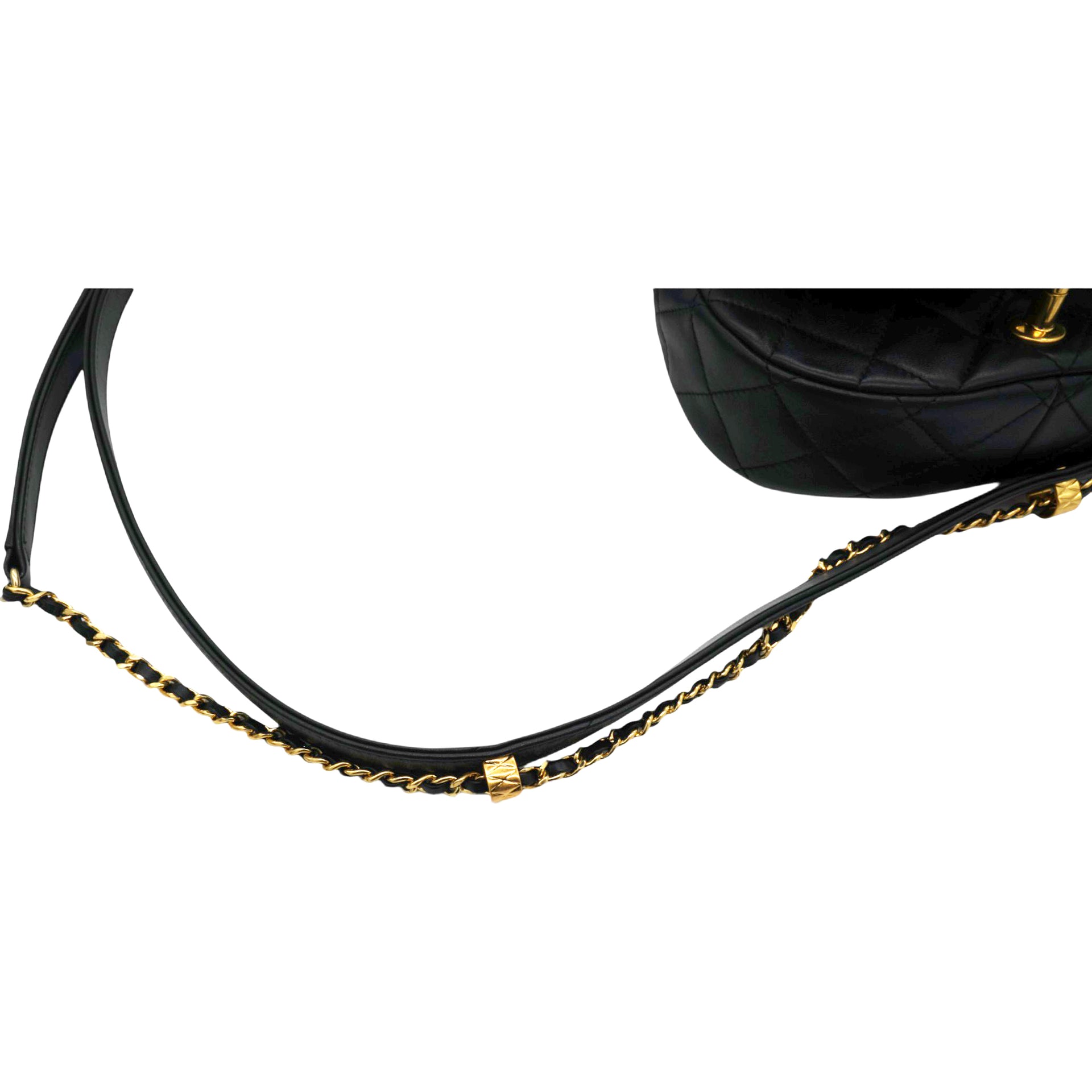 Chanel Calfskin Coco Mali Crossbody Bag Black  