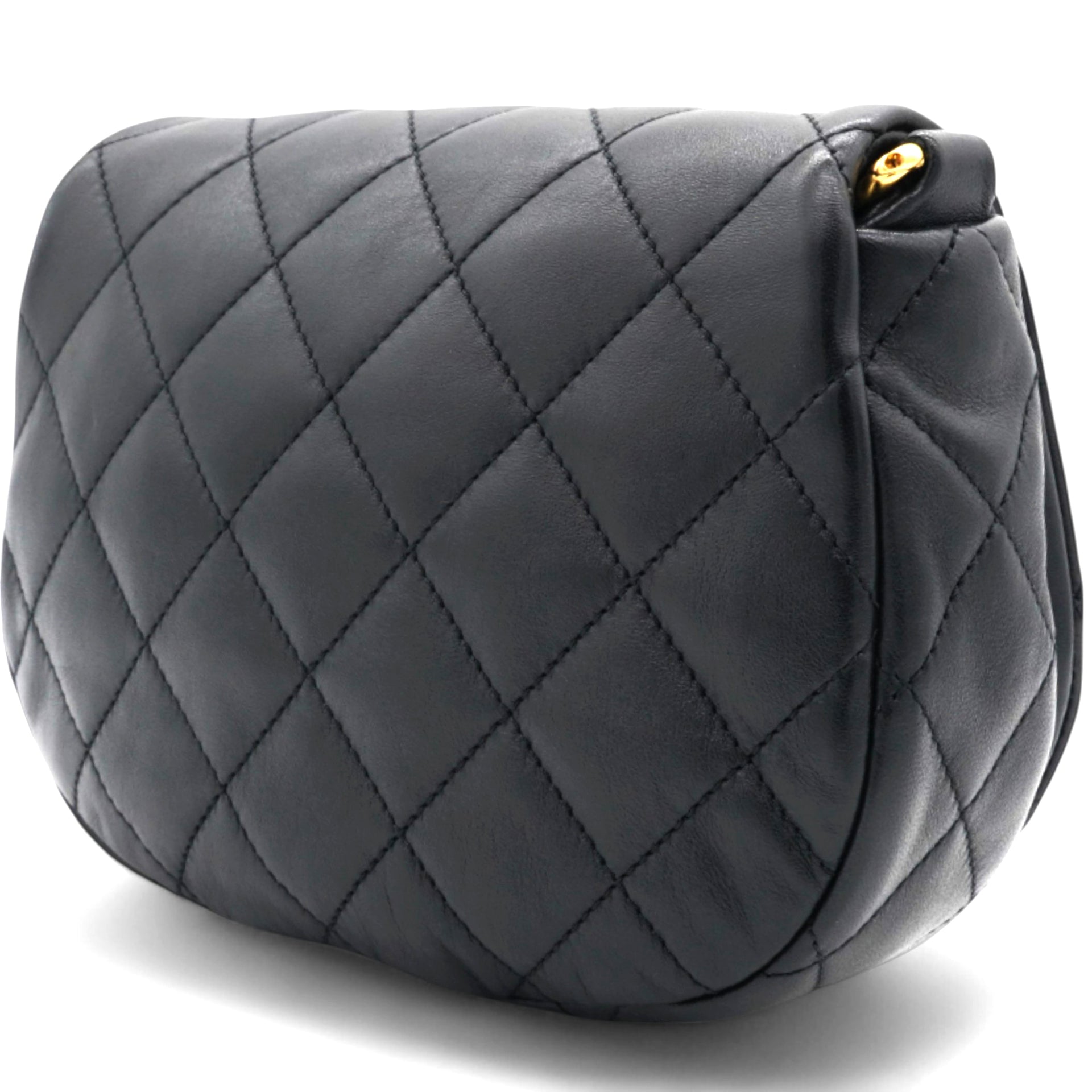 Chanel Calfskin Coco Mali Crossbody Bag Black  