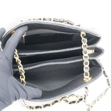 Chanel Caviar Mini Boston Bag Black 