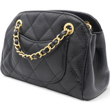 Chanel Caviar Mini Boston Bag Black 
