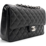 Chanel Caviar Quilted Double Flap Black 