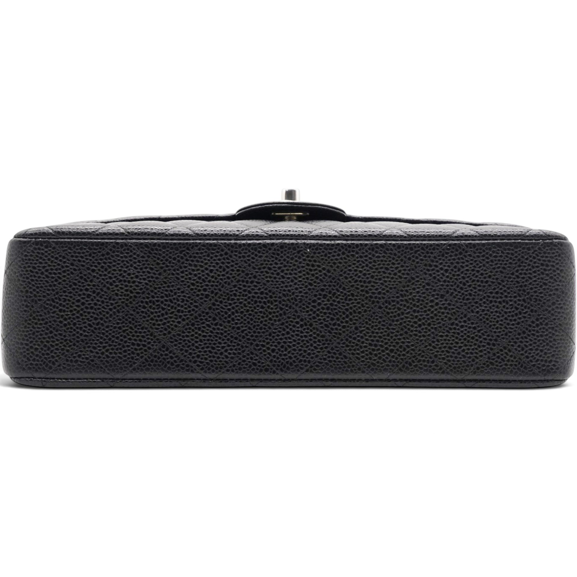 Chanel Caviar Quilted Double Flap Black 