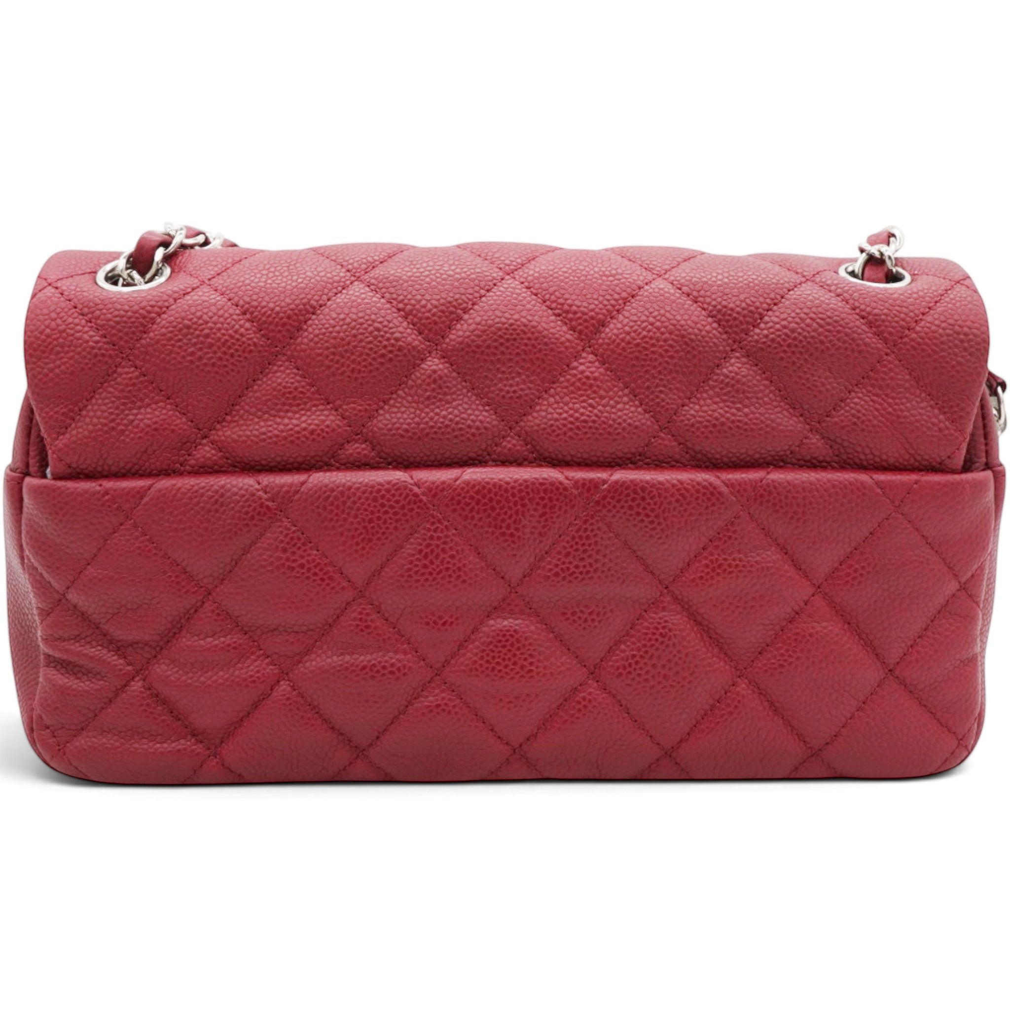 Chanel Caviar Quilted Flap Bag Red 