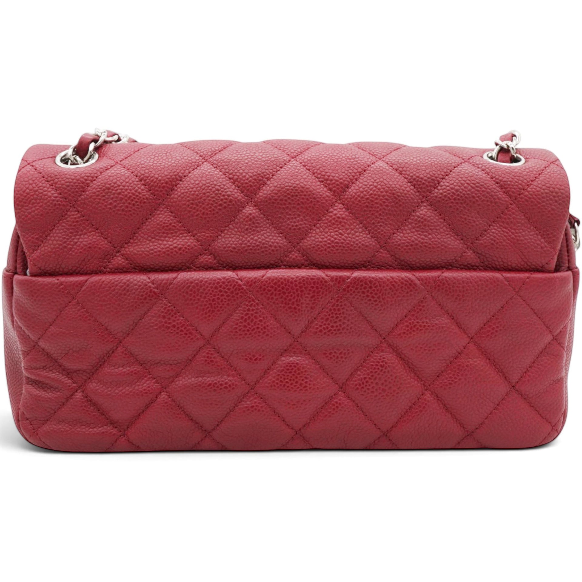 Chanel Caviar Quilted Flap Bag Red 