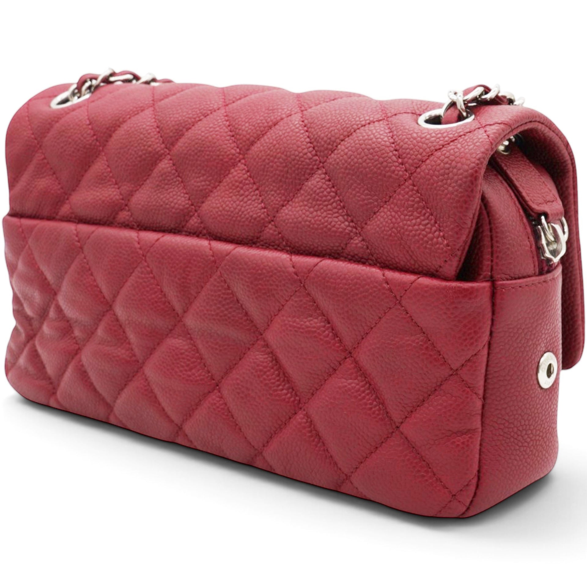 Chanel Caviar Quilted Flap Bag Red 
