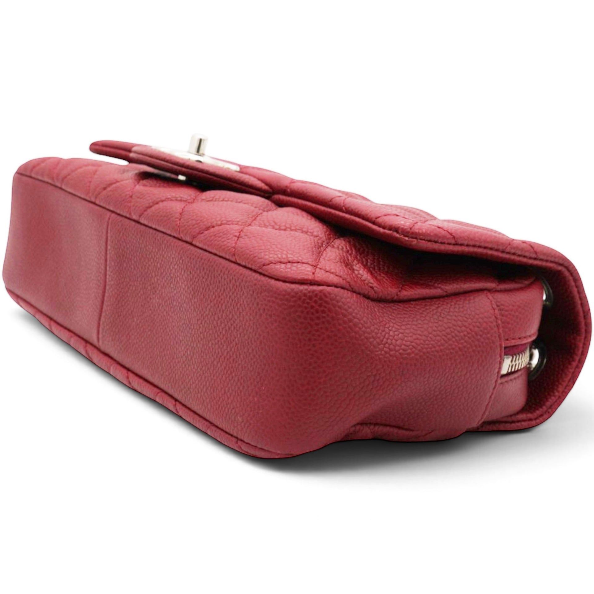 Chanel Caviar Quilted Flap Bag Red 
