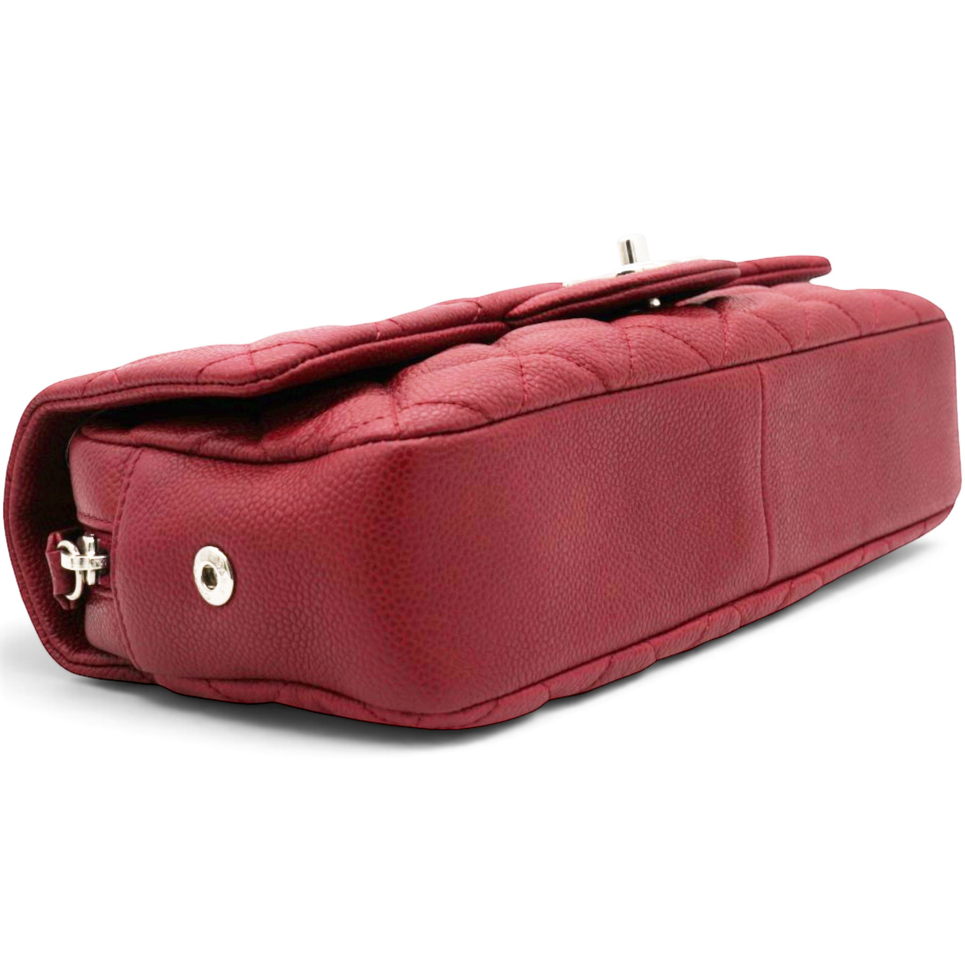 Chanel Caviar Quilted Flap Bag Red 
