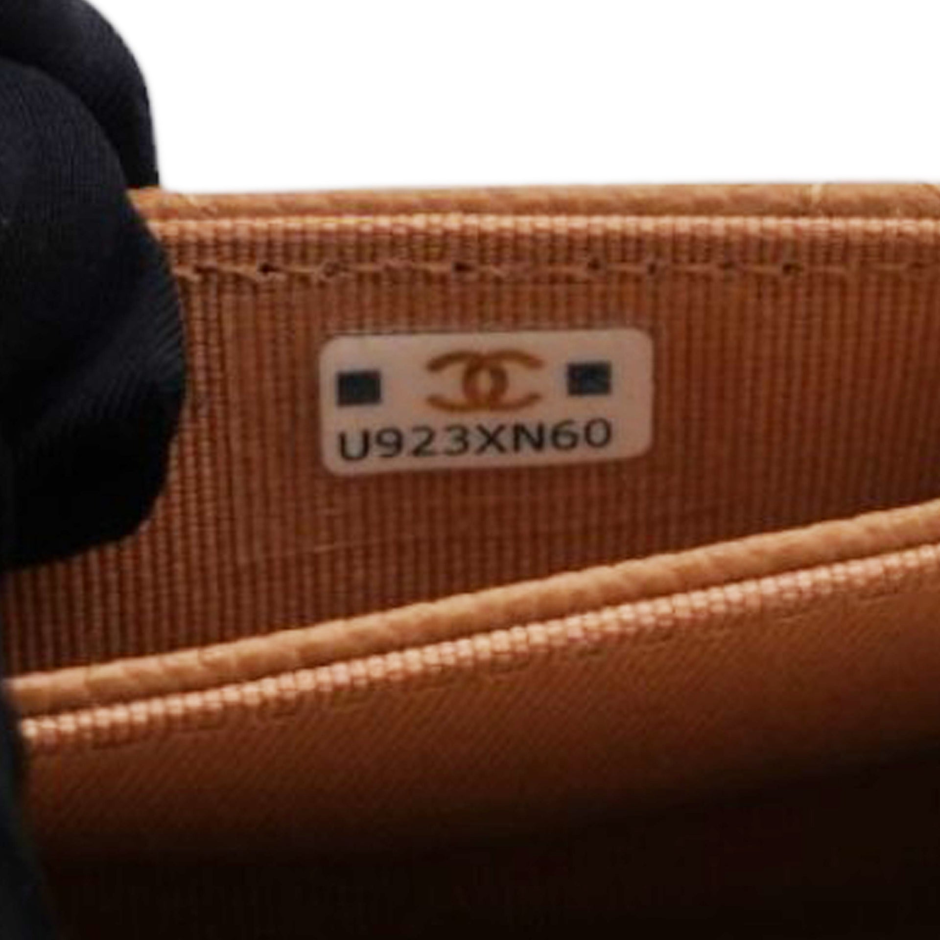 Chanel Caviar Quilted Flap Card Holder Wallet Brown 