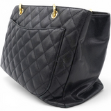 Chanel Caviar Quilted Grand Timeless Shopping Tote GTT Black 