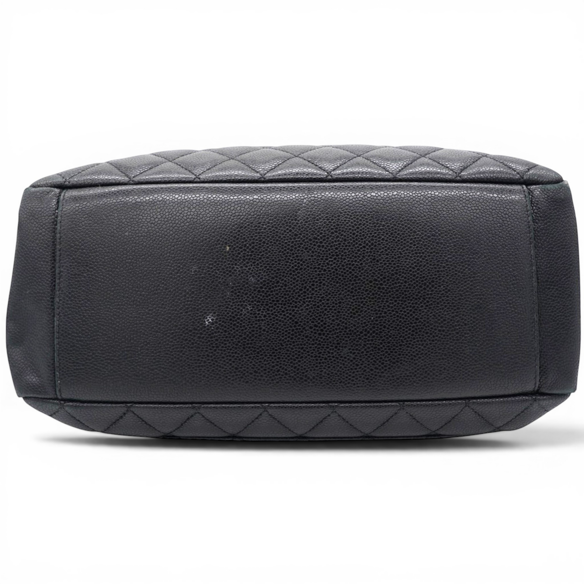 Chanel Caviar Quilted Grand Timeless Shopping Tote GTT Black 