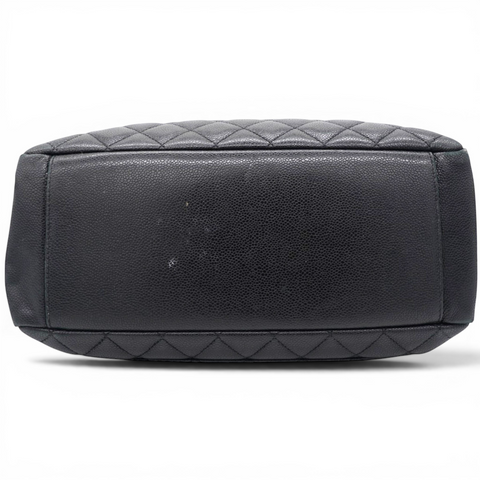 Chanel Caviar Quilted Grand Timeless Shopping Tote GTT Black 