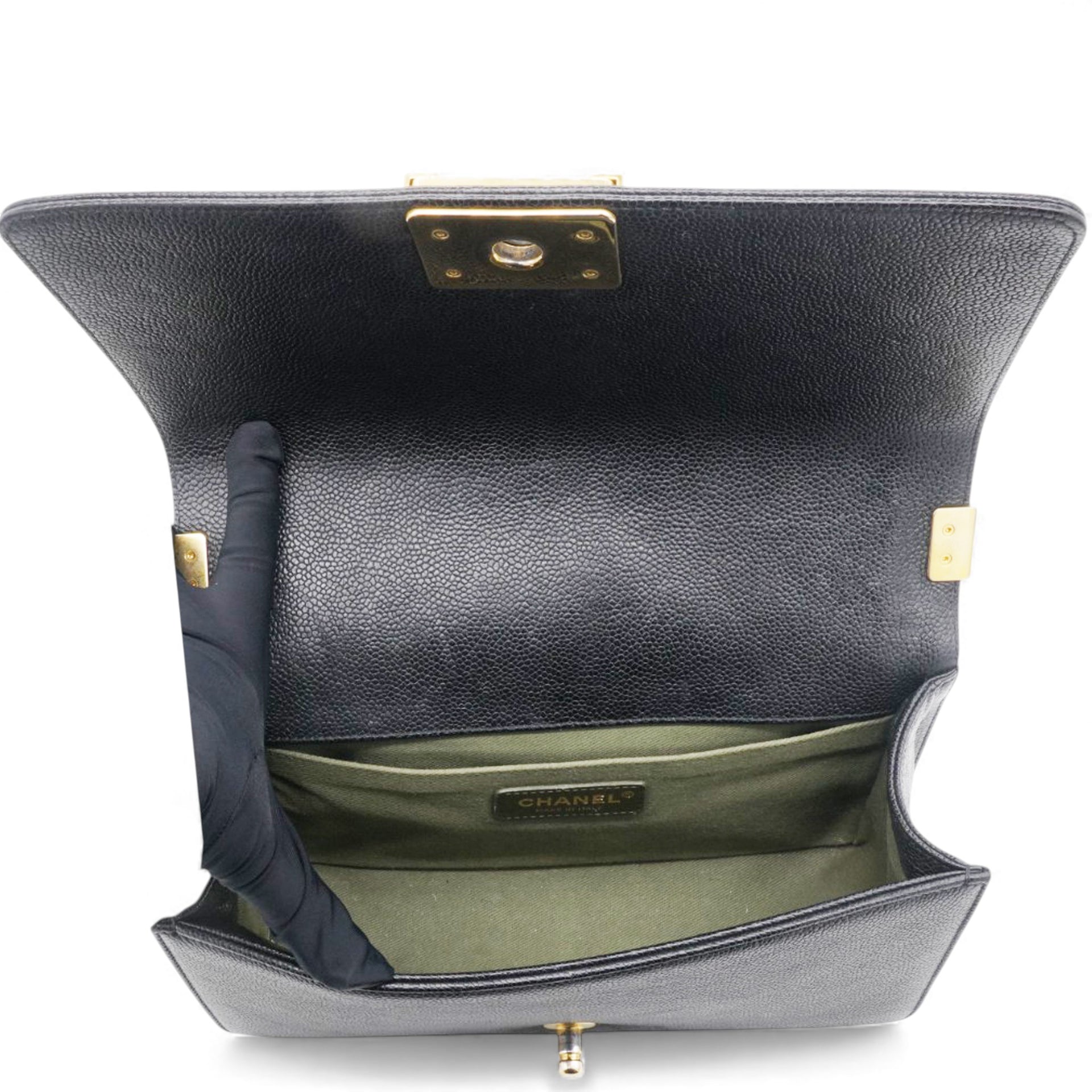 Chanel Caviar Quilted Medium Boy Flap