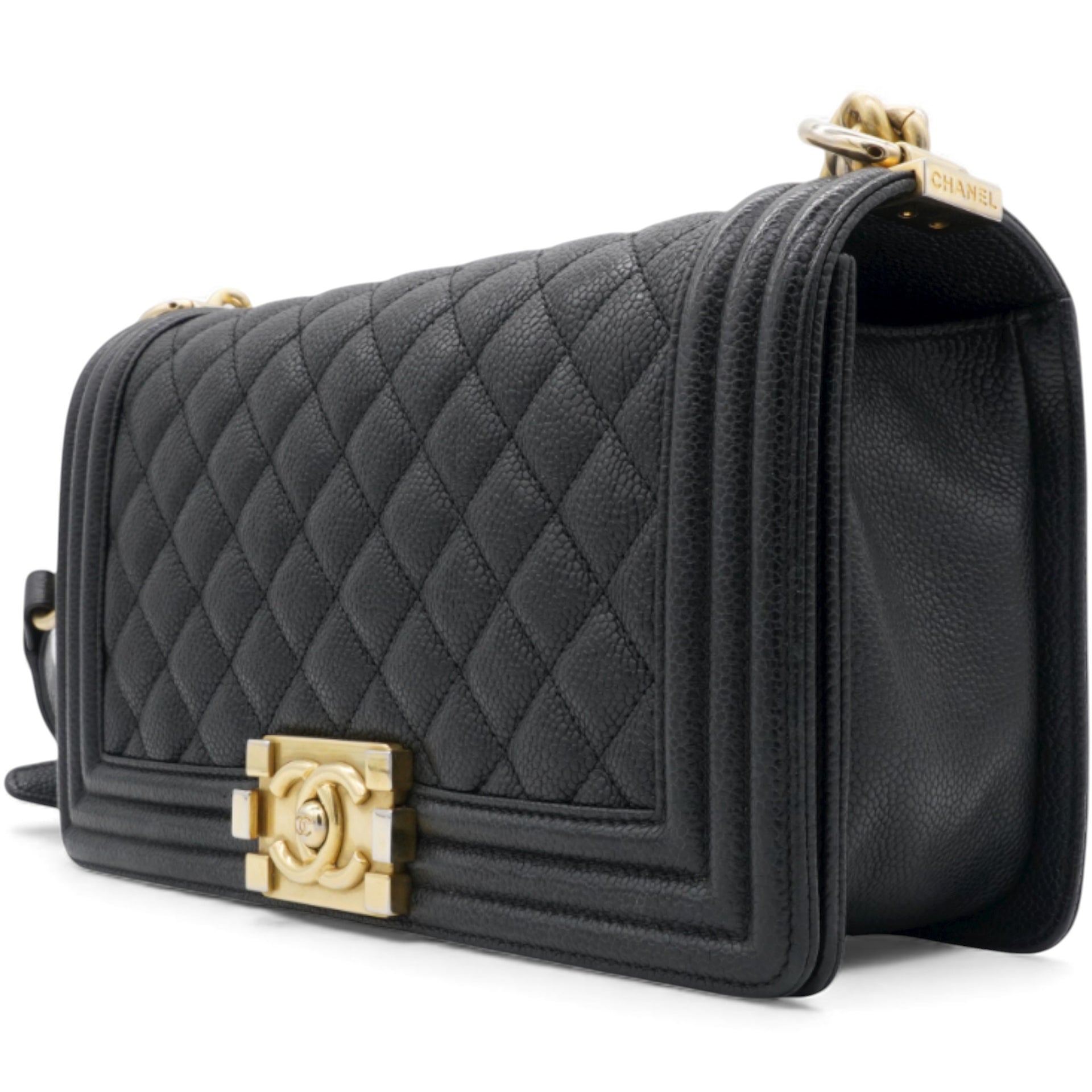 Chanel Caviar Quilted Medium Boy Flap