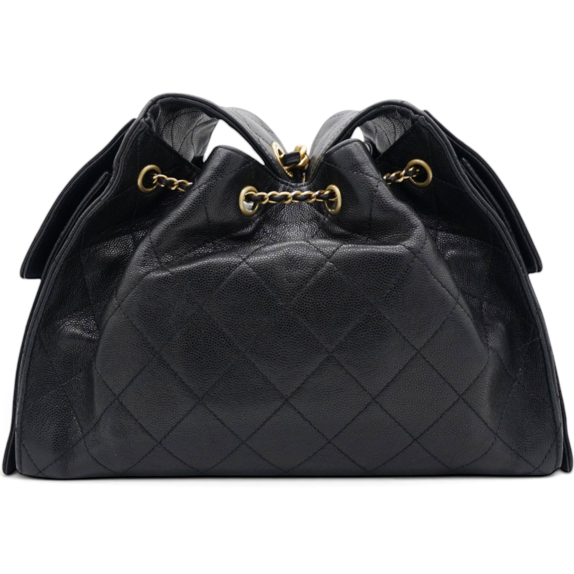 Chanel Caviar Quilted Small Chanel 25 Handbag Black 