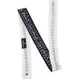 Chanel Coco Mark Silk Foulard Black/White