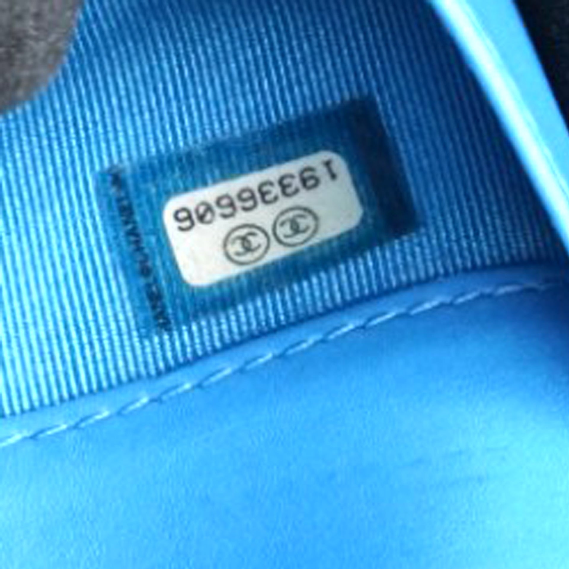  Chanel L-Yen Quilted Patent Leather Wallet 