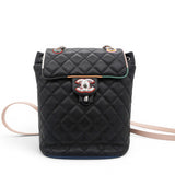 Chanel Lambskin Quilted Cuba Urban Spirit Backpack Black