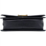 Chanel Lambskin Quilted Medium Boy Flap Black 