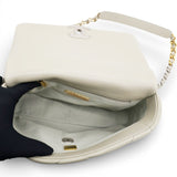 Chanel Lambskin Quilted Small Chanel 19 Flap Light Grey 