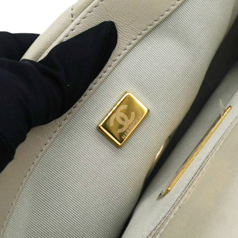 Chanel Lambskin Quilted Small Chanel 19 Flap Light Grey 