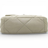 Chanel Lambskin Quilted Small Chanel 19 Flap Light Grey 
