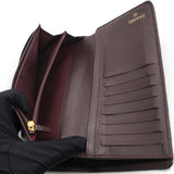  Chanel Lambskin Quilted Yen Wallet Black 