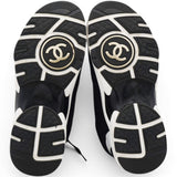 Chanel Lycra CC Sneakers Black Size37.5 