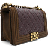 Chanel Medium Boy Bag Brown 