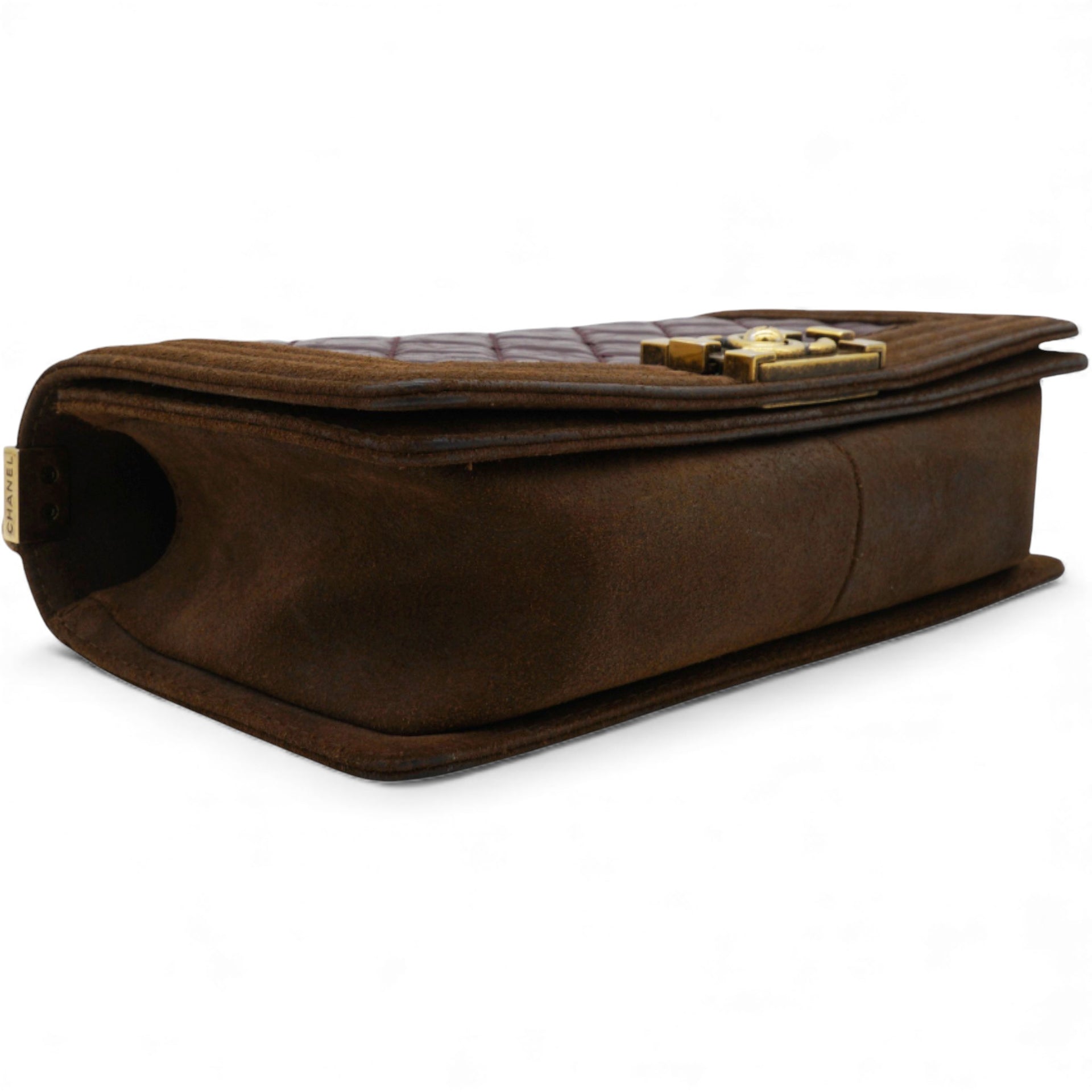 Chanel Medium Boy Bag Brown 