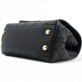 Chanel Mini Flap Bag With Top Handle Black 