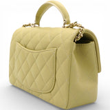 Chanel Mini Rectangular Top Handle Flap Bag Lambskin